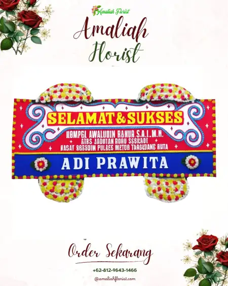 Papan Bunga Ucapan Selamat Sukamantri